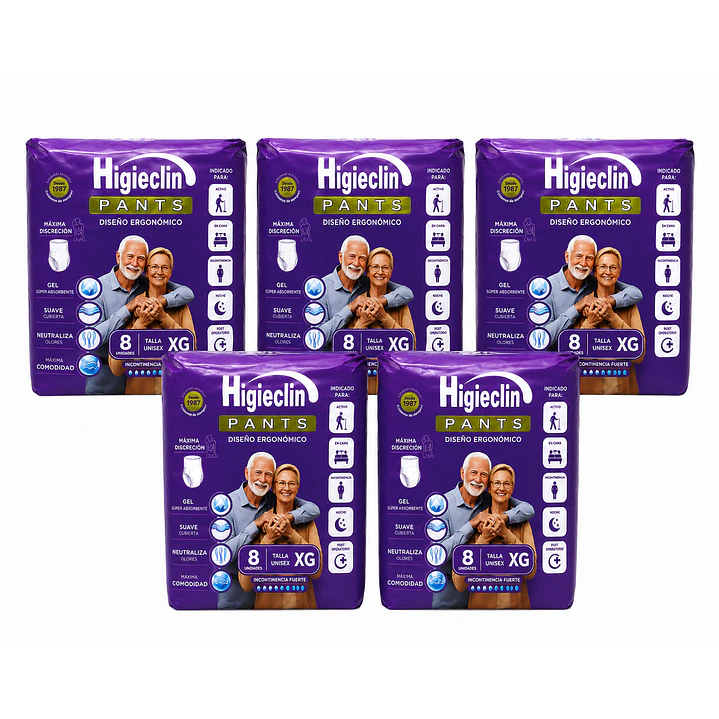 Comodity Pañal Tipo Calzon Talla Xg - 8uds Talla Extra Grande Pack X5 1