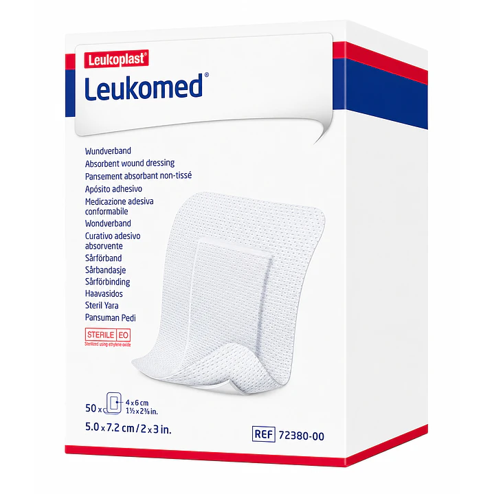  Apósito Adhesivo Leukomed 5x7.2cm Pack X5 2