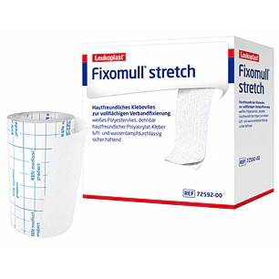 Venda De Gasa Fixomull Leukoplast Strech 10cmx10m Color Blanco