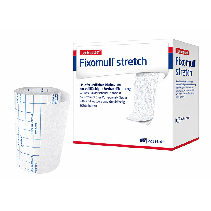 Venda De Gasa Fixomull Leukoplast Strech 10cmx10m Color Blanco 7
