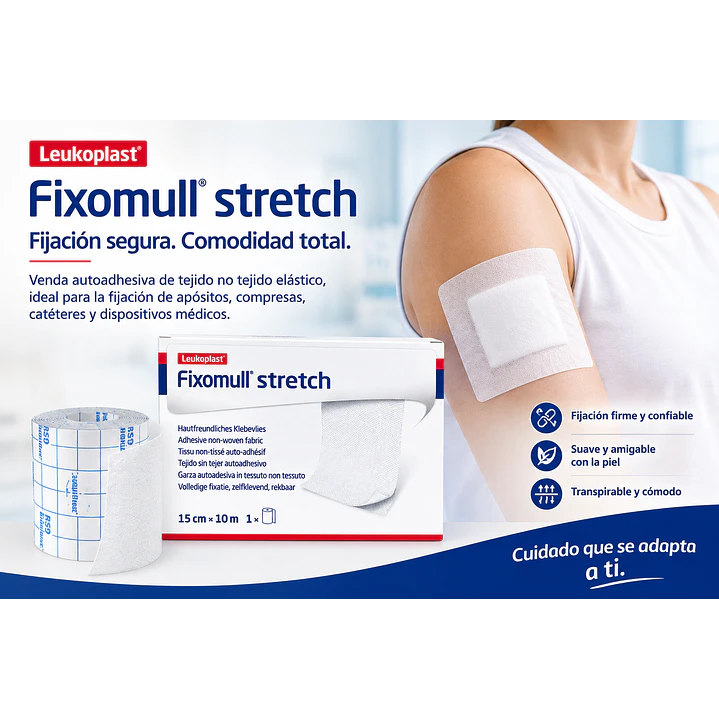 Aposito Adhesiva Fixomull Strech 15cm X 10mts  5