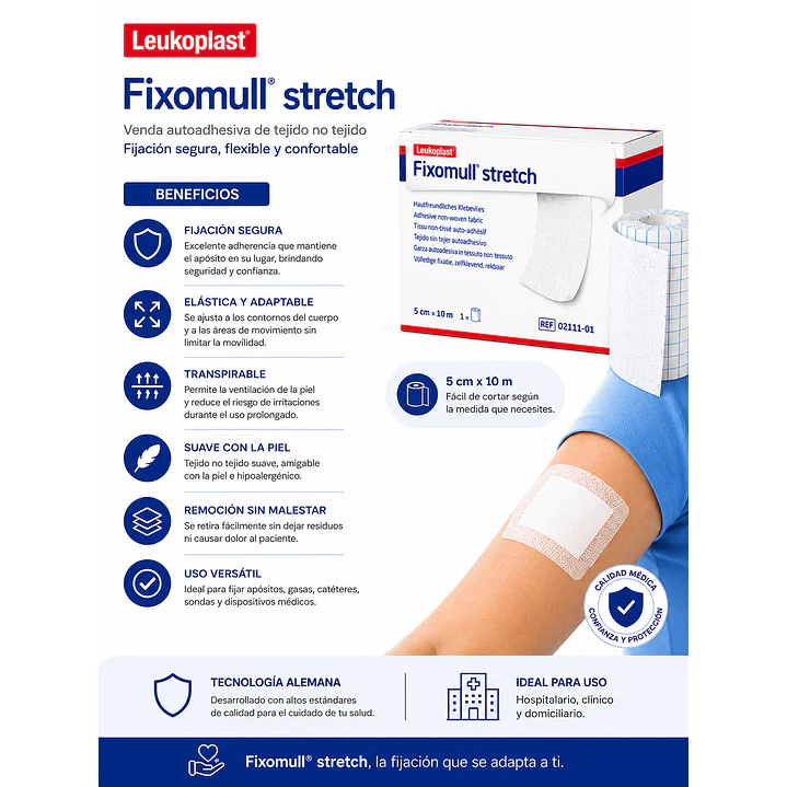 Venda De Gasa Fixomull Strech 5cmx10m  5