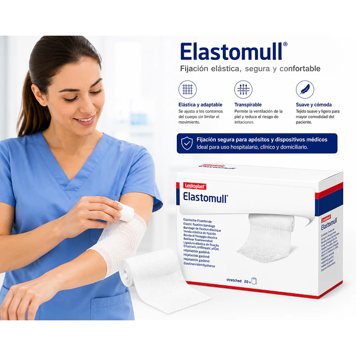 Venda De Gasa Elastomull 8x4cm Caja X20 Unidades 2
