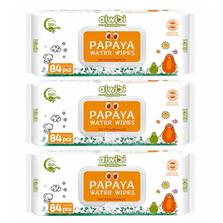 Toallas Húmedas Aiwibi Papaya Caja X12 2