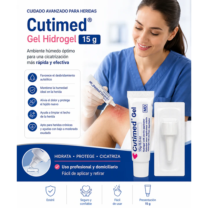 Cutimed Gel Hidrogel Cuidado De Heridas 15g 5