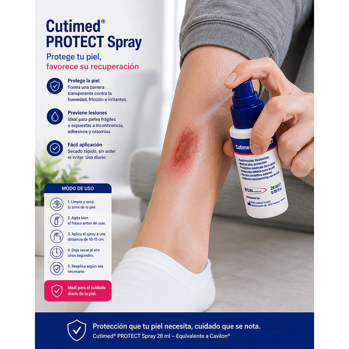 Cutimed Protect Spray 28ml (equivalente A Cavilon) 2