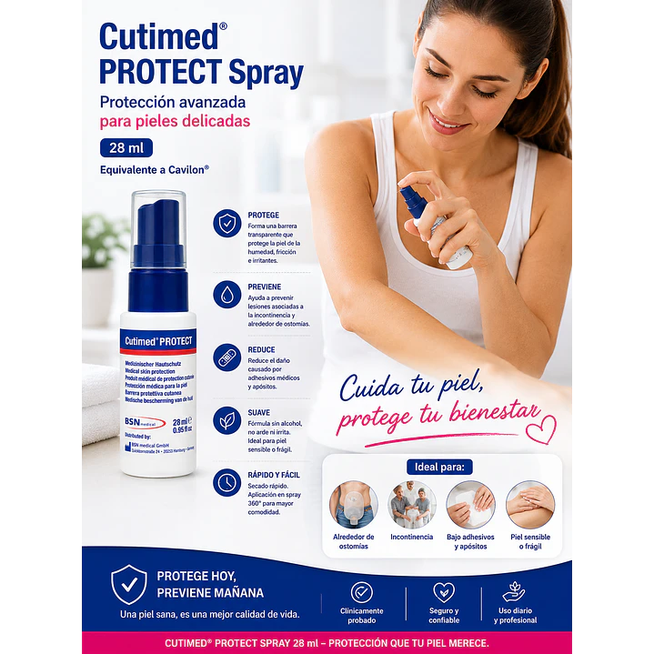 Cutimed Protect Spray 28ml (equivalente A Cavilon) 3