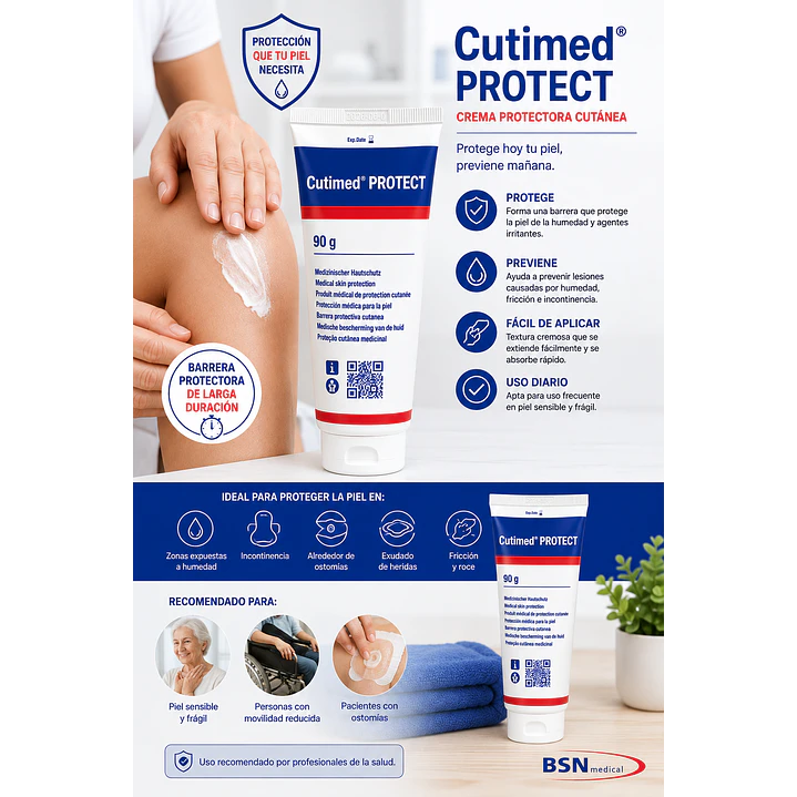 Cutimed Protect 90g Crema Protectora Cutanea 3