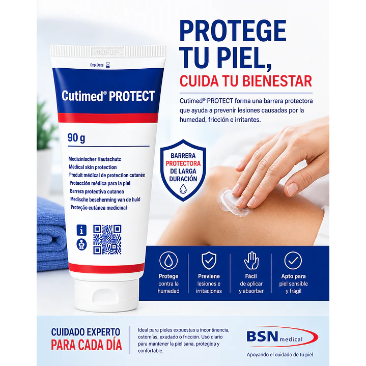 Cutimed Protect 90g Crema Protectora Cutanea 4