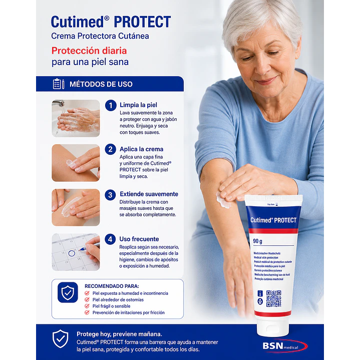 Cutimed Protect 90g Crema Protectora Cutanea 5