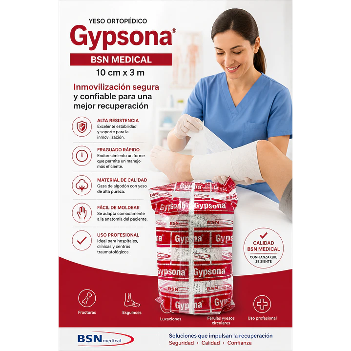 Yeso Gypsona Bsn Medical 15cm X 3m 3