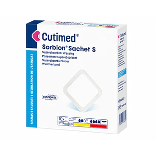 Aposito Cutimed Sorbion 10x10cm Sachet S Caja X10