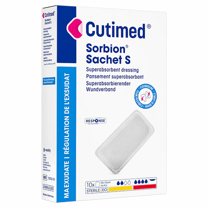 Aposito Cutimed Sorbion Sachet S 10x20cm Pack x5 4