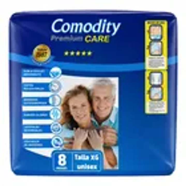 Pañal Adulto Comodity Premium Talla M 8 Unidades Pack X5 8