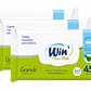 Toallas Humedas Para Adultos Win X45 Unidades Pack X3 - Miniatura 1