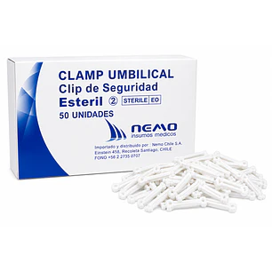Clamp Abrazadera De Cordon Umbilical Pack X50