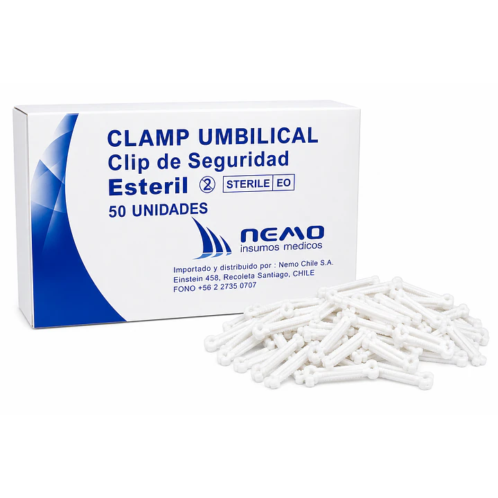 Clamp Abrazadera De Cordon Umbilical Pack X50 1