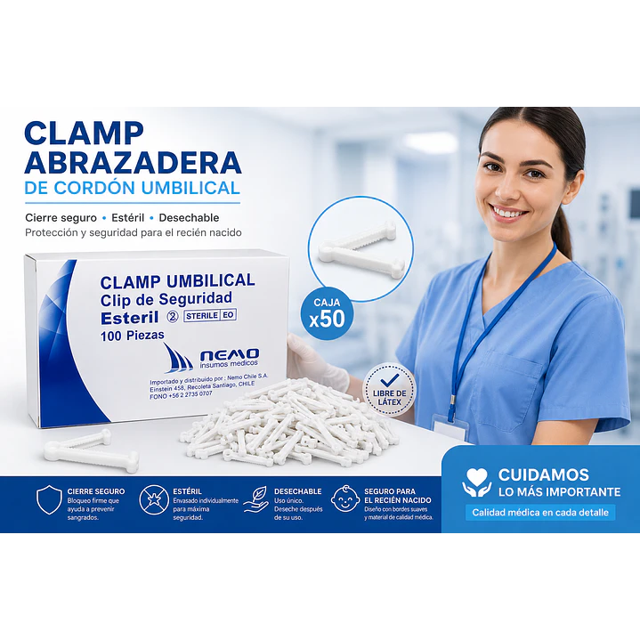 Clamp Abrazadera De Cordon Umbilical  3