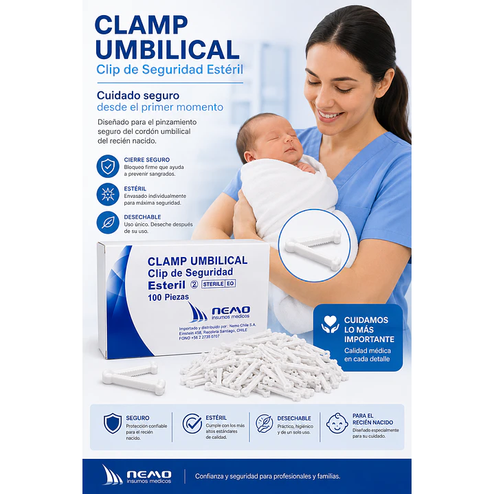Clamp Abrazadera De Cordon Umbilical  5
