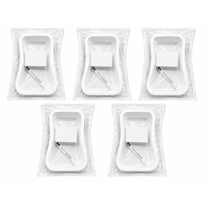 Bandeja Riñonera Plástica Esteril Pack X5 1