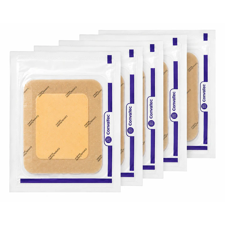 ConvaFoam Silicone 10x10cm Convatec Pack X5 1