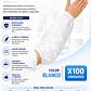 Manguilla Desechable Color Blanca X100 Unidades  - Miniatura 2