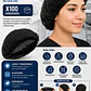 Cofia Gorro Clip Desechable Negro X100 Unidades - Miniatura 4