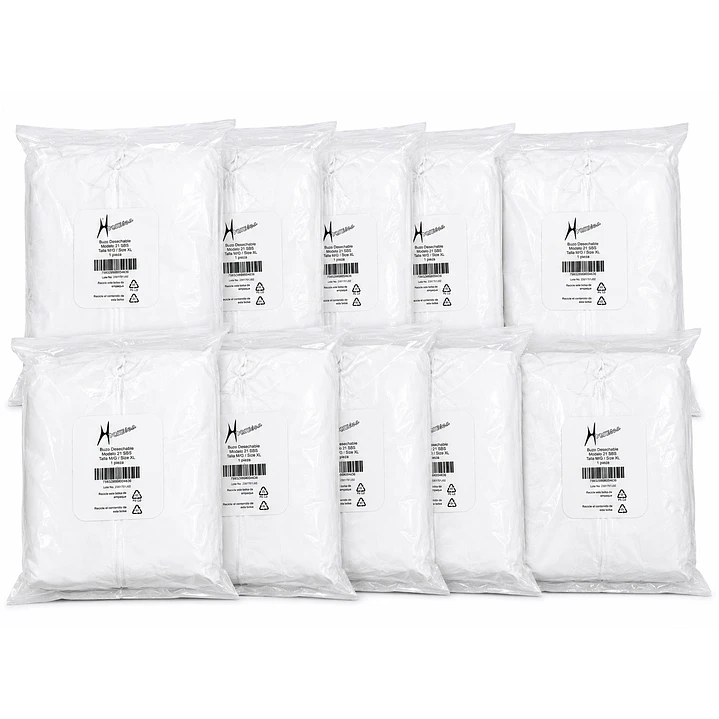Buzo Desechable Talla M/G Pack X10 1