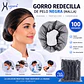 Gorro Redecilla De Pelo Negra 100 Unidades (malla) - Miniatura 4