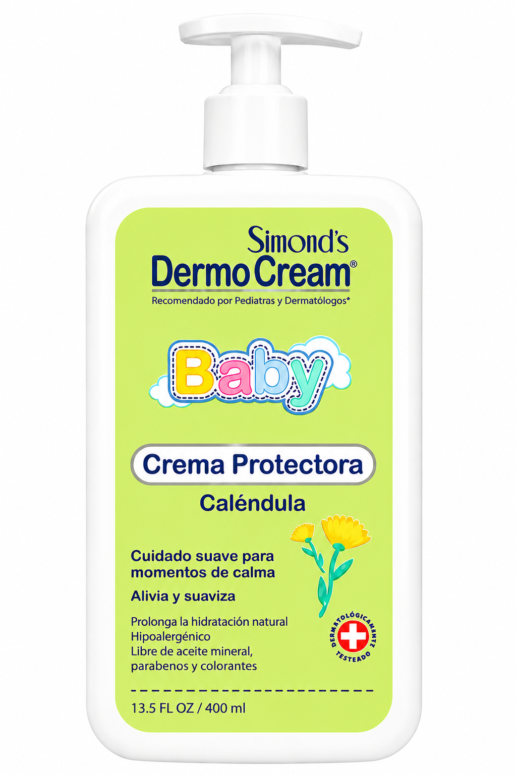 Dermocream Baby Crema Hidratante Caléndula 400 Ml