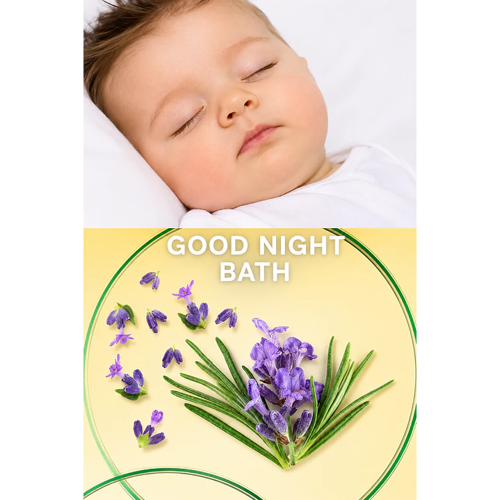 Weleda Baby Good Night Bat  200 Ml Baño Buenas Noches 5