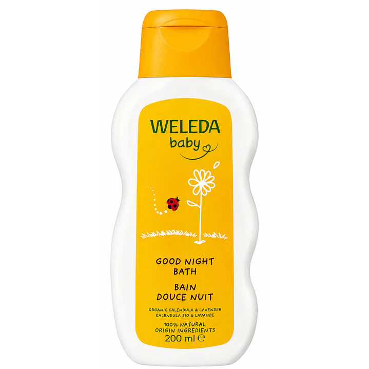 Weleda Baby Good Night Bat  200 Ml Baño Buenas Noches 1
