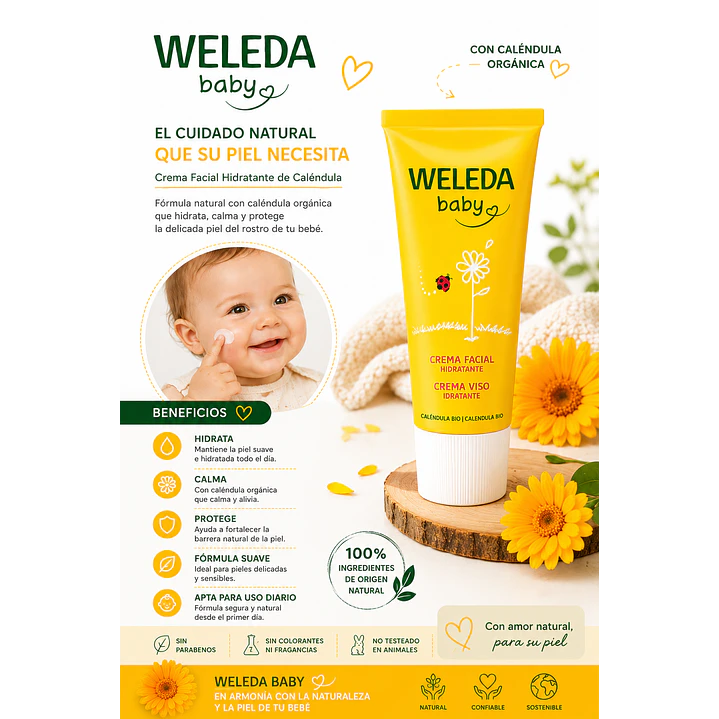 Weleda Crema Facial Caléndula 50 Ml  5