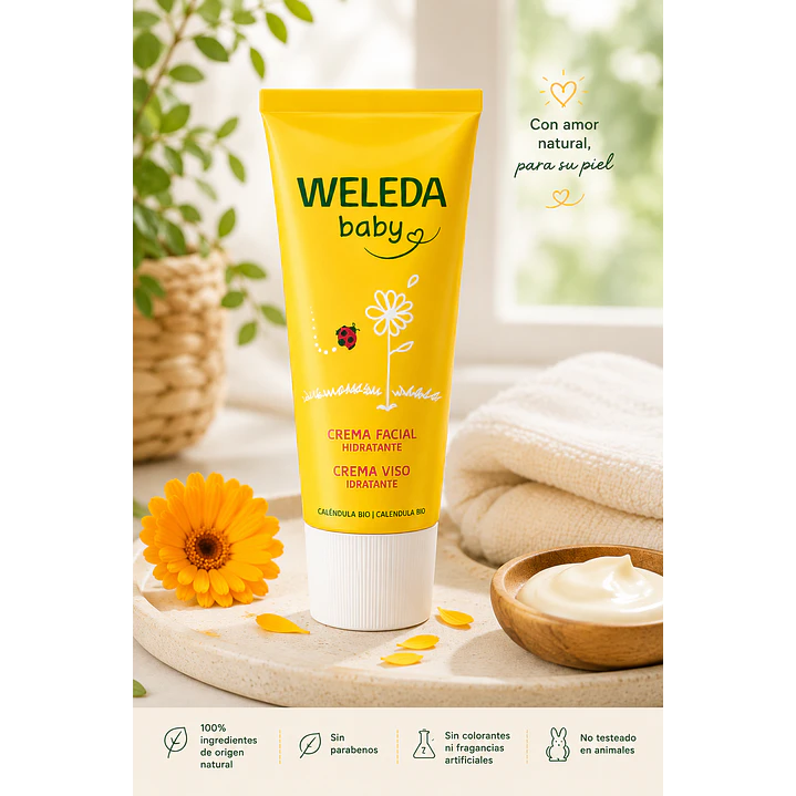 Weleda Crema Facial Caléndula 50 Ml  3