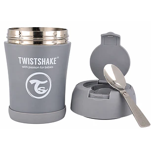 Termo para Comida Twistshake Gris Pastel