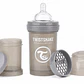 Mamadera Twistshake Anticólicos 6oz/180 Ml Gris Pastel - Miniatura 1