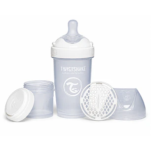  Mamadera Twistshake Anticólicos 6oz/180 Ml Blanco 