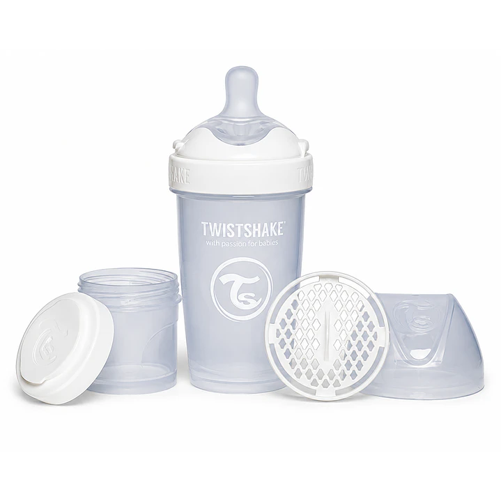  Mamadera Twistshake Anticólicos 6oz/180 Ml Blanco  1