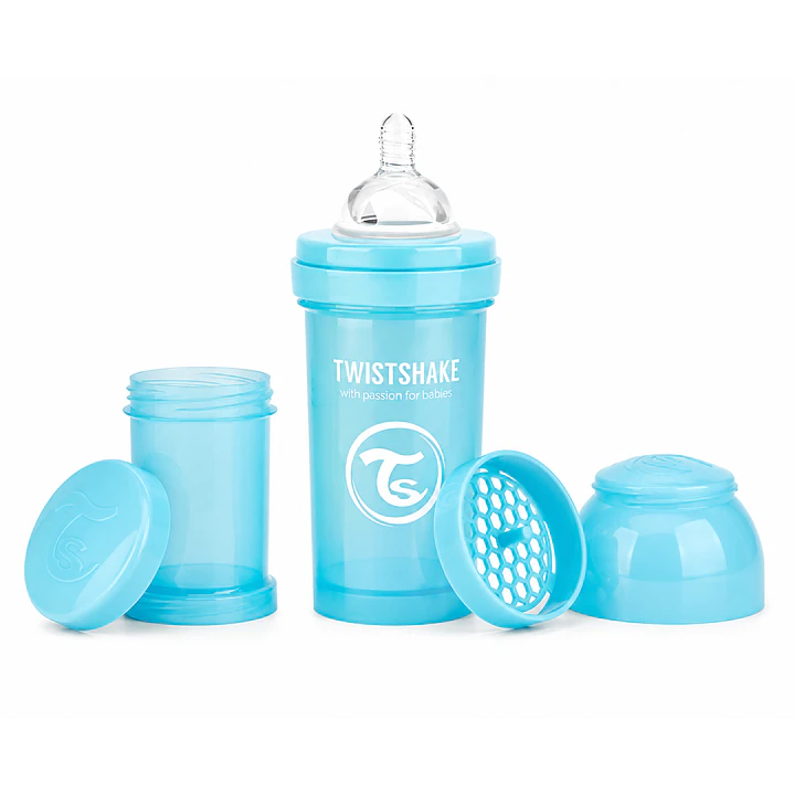  Mamadera Twistshake Anticólicos 6oz/180 Ml Azul  1