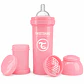 Mamadera Twistshake Anticólicos  11oz/330 Ml Rosa - Miniatura 1