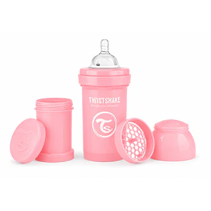Mamadera  Twistshake Anticolico 6oz/180 Ml Rosa