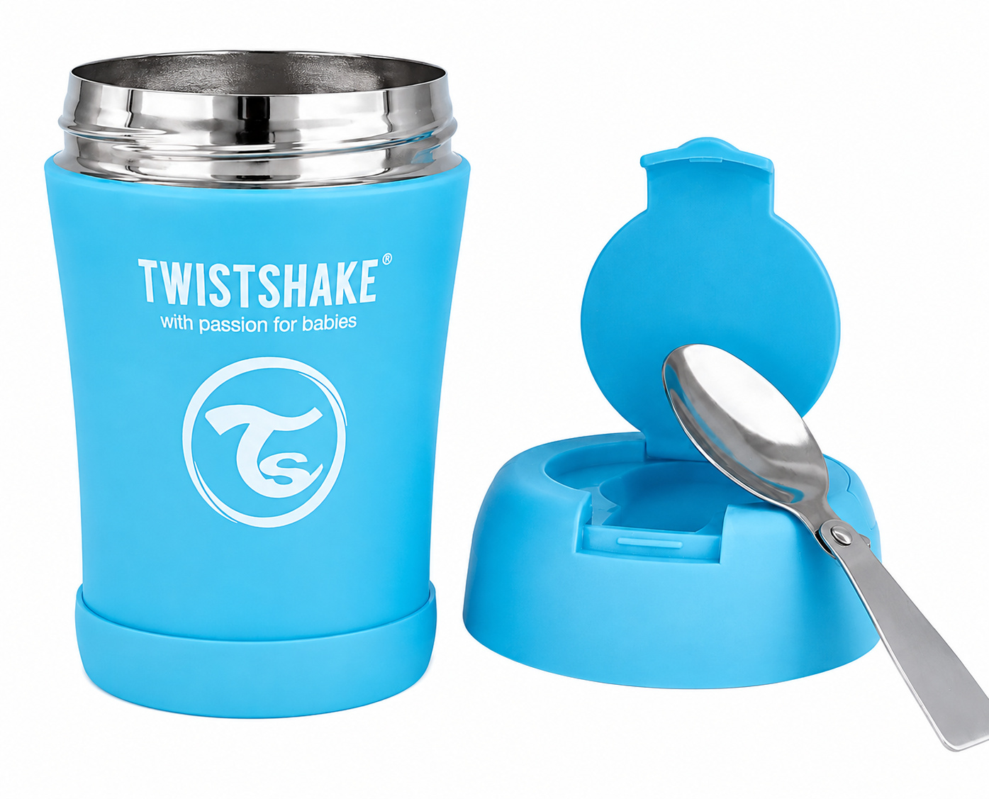 Termo de Comida Gris Twistshake 350 ml
