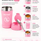 Termo para Comida Twistshake Hot & Cold Rosado Pastel 350 Ml - Miniatura 4
