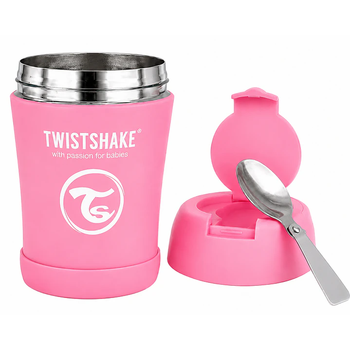 Termo para Comida Twistshake Hot & Cold Rosado Pastel 350 Ml 1