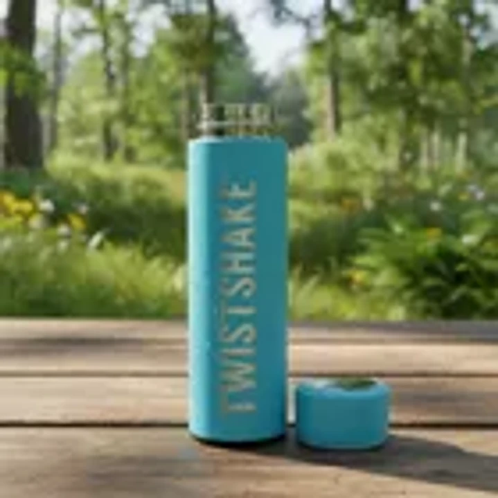 Termo Botella Twistshake Celeste 420 Ml 7