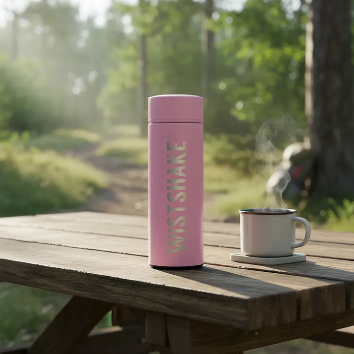 Termo Twistshake Hot & Cold Rosado 420 Ml  7