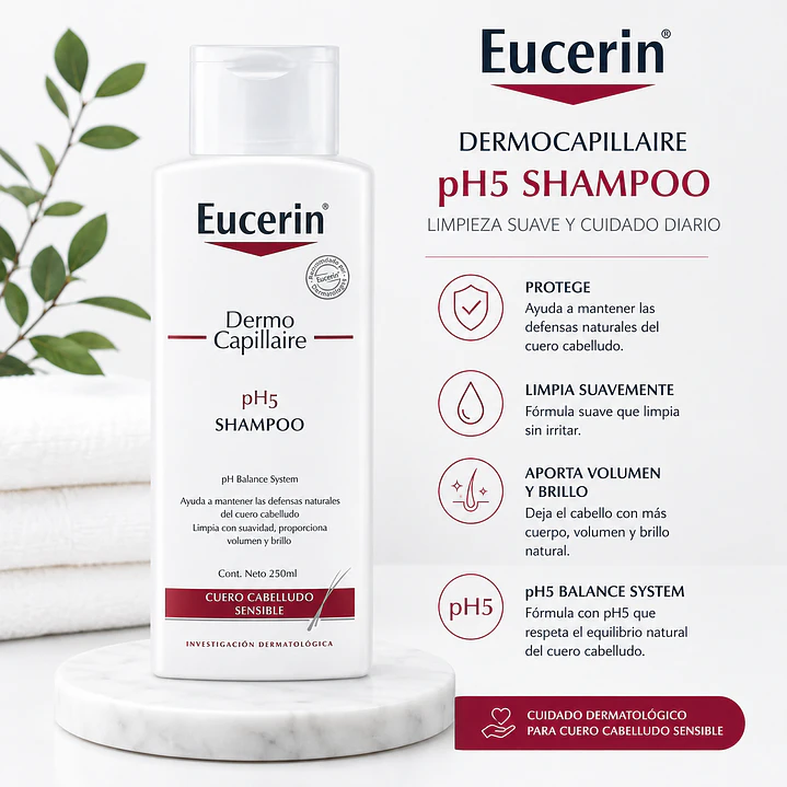 Eucerin Dermocapillaire Ph5 Shampoo 250 Ml 3