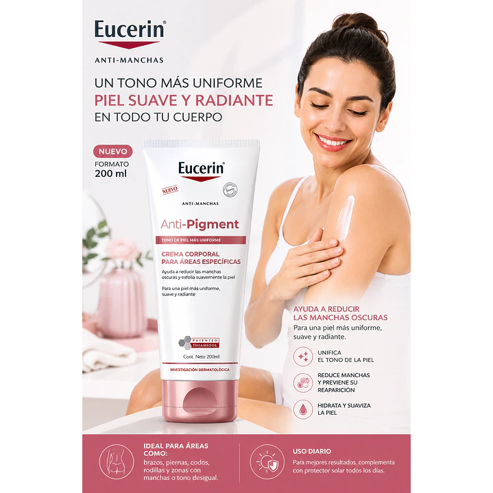 Crema Corporal Anti-manchas Eucerin Anti-pigment 200 Ml 3