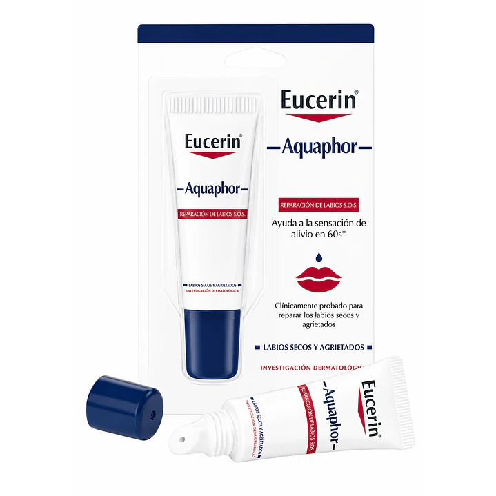 Eucerin Aquaphor Reparacion De Labios Secos Agrietados 10 Ml 8