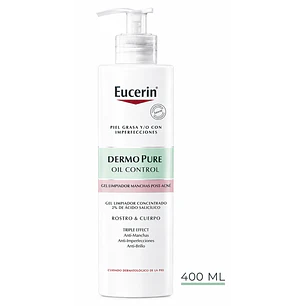 Eucerin Gel Limpiador Dermopure Oil Control 400 Ml